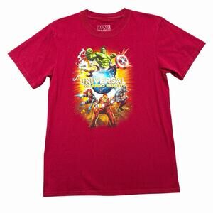 Universal Orlando Resort Marvel Avengers Youth Size XL Burgundy